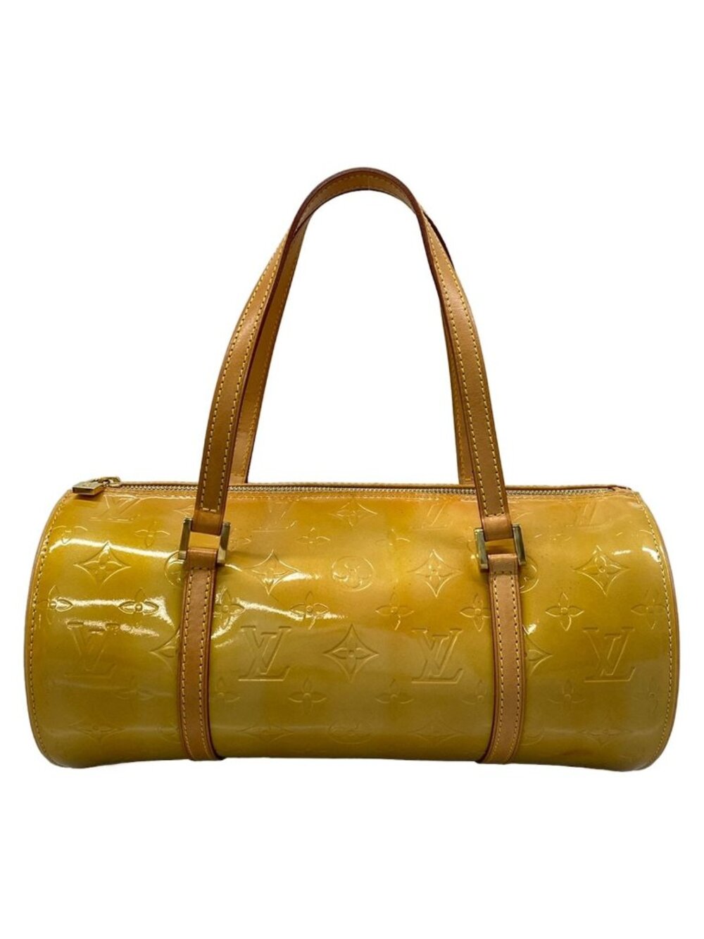 Louis Vuitton Shoulder Bag Monogram Vernis Bedford Soft Beige Leather